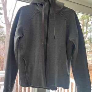 Comfy lululemon Gray Full-Zip Hoodie Sweater